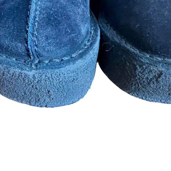 Clarks Originals Trek Wedge Platform Black Suede Slip On Mules Shoes Size 7.5 - Picture 5 of 9